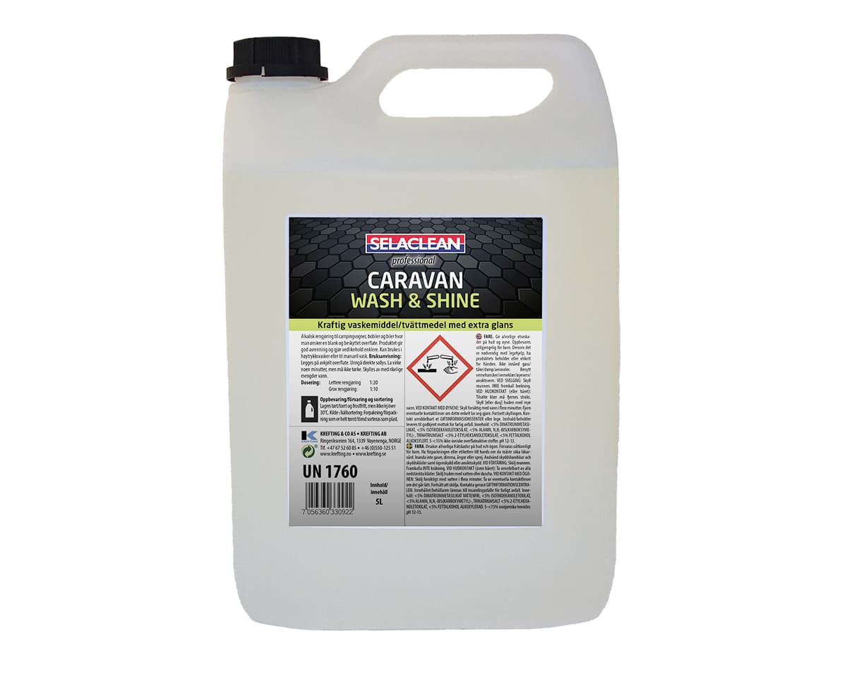 Selaclean Proff Caravan wash & Shine 5 L