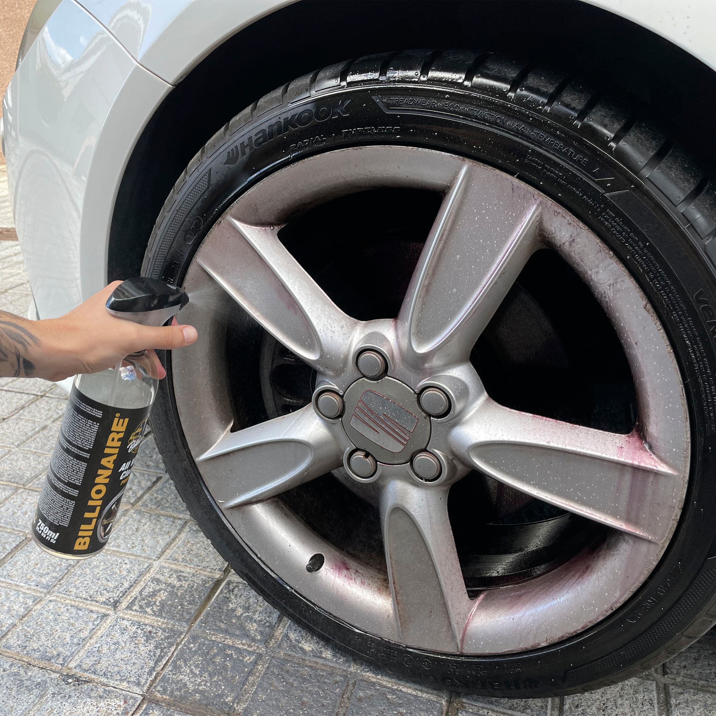 Wheel Cleaner With Iron Remower