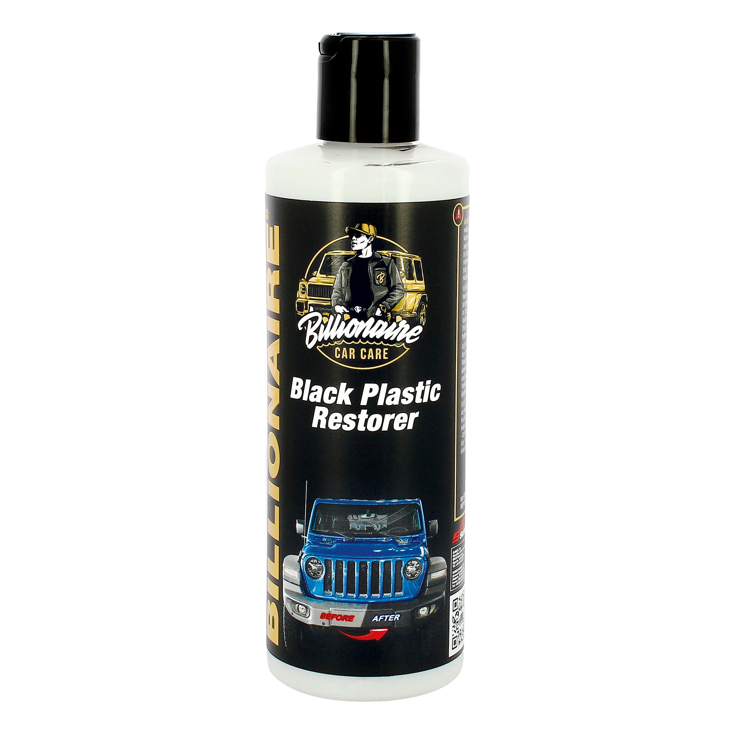 BILLIONAIRE BLACK PLASTIC RESTORER 300ML