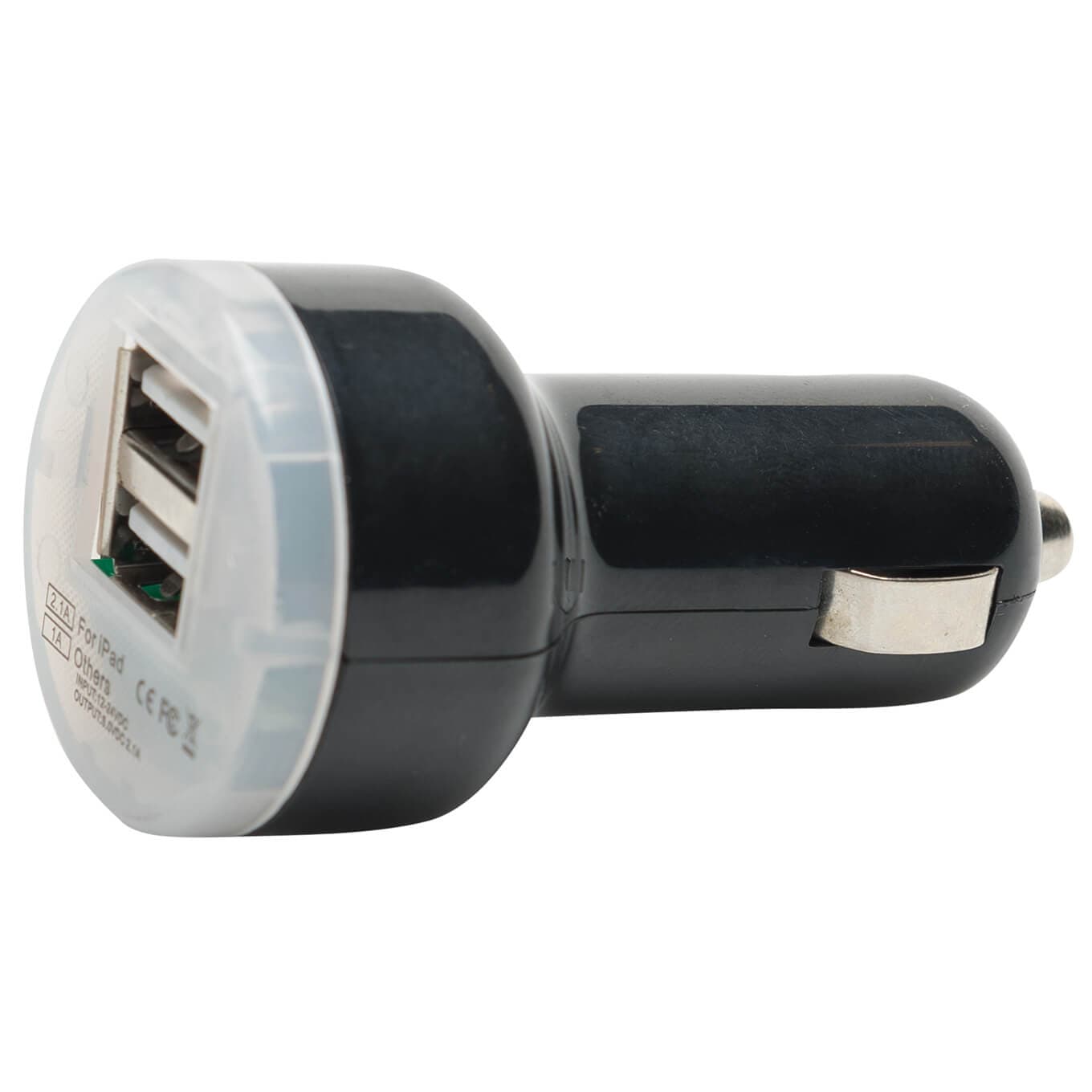 12 V USB charger, Black