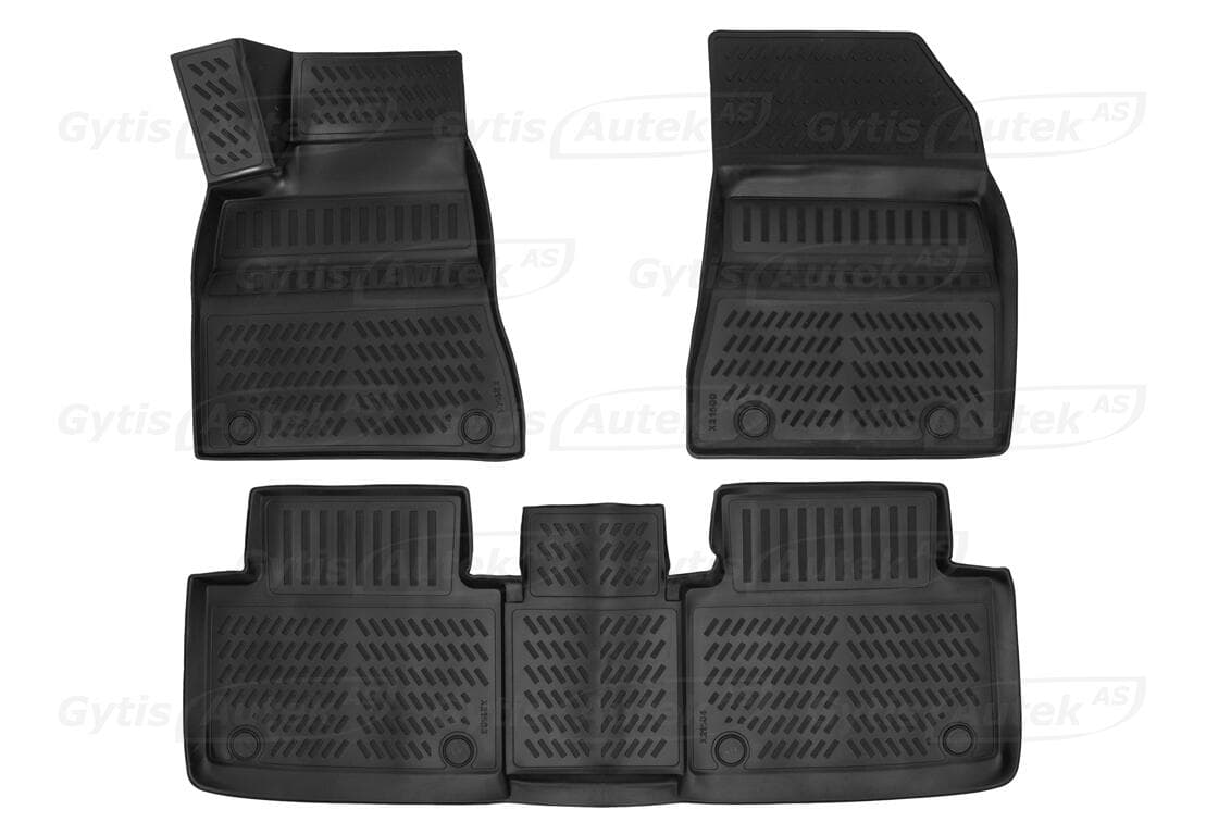 Gulvmatter. Gummi Tesla Model 3 2018-2023