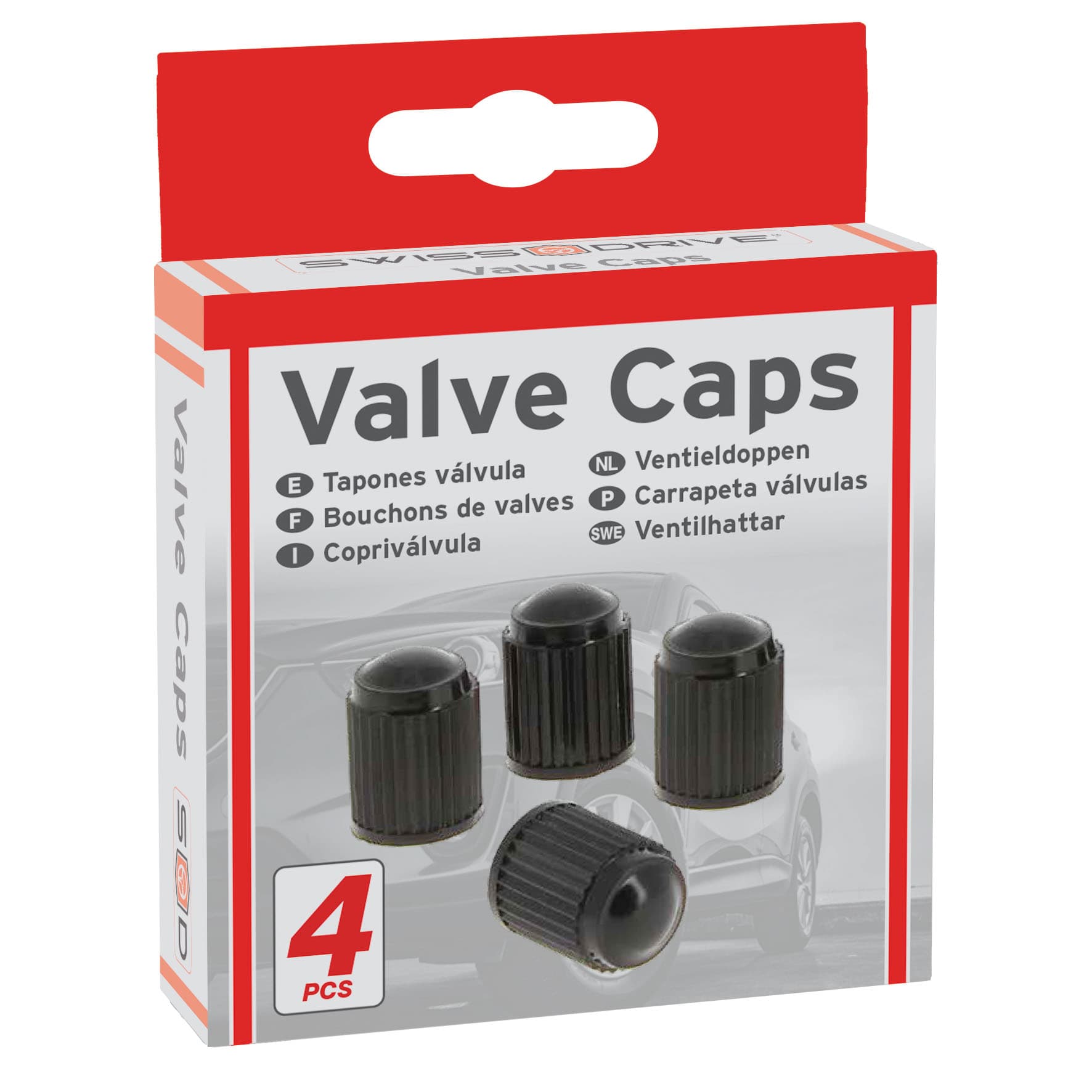 WHEEL VALVES 4PC BLISTER
