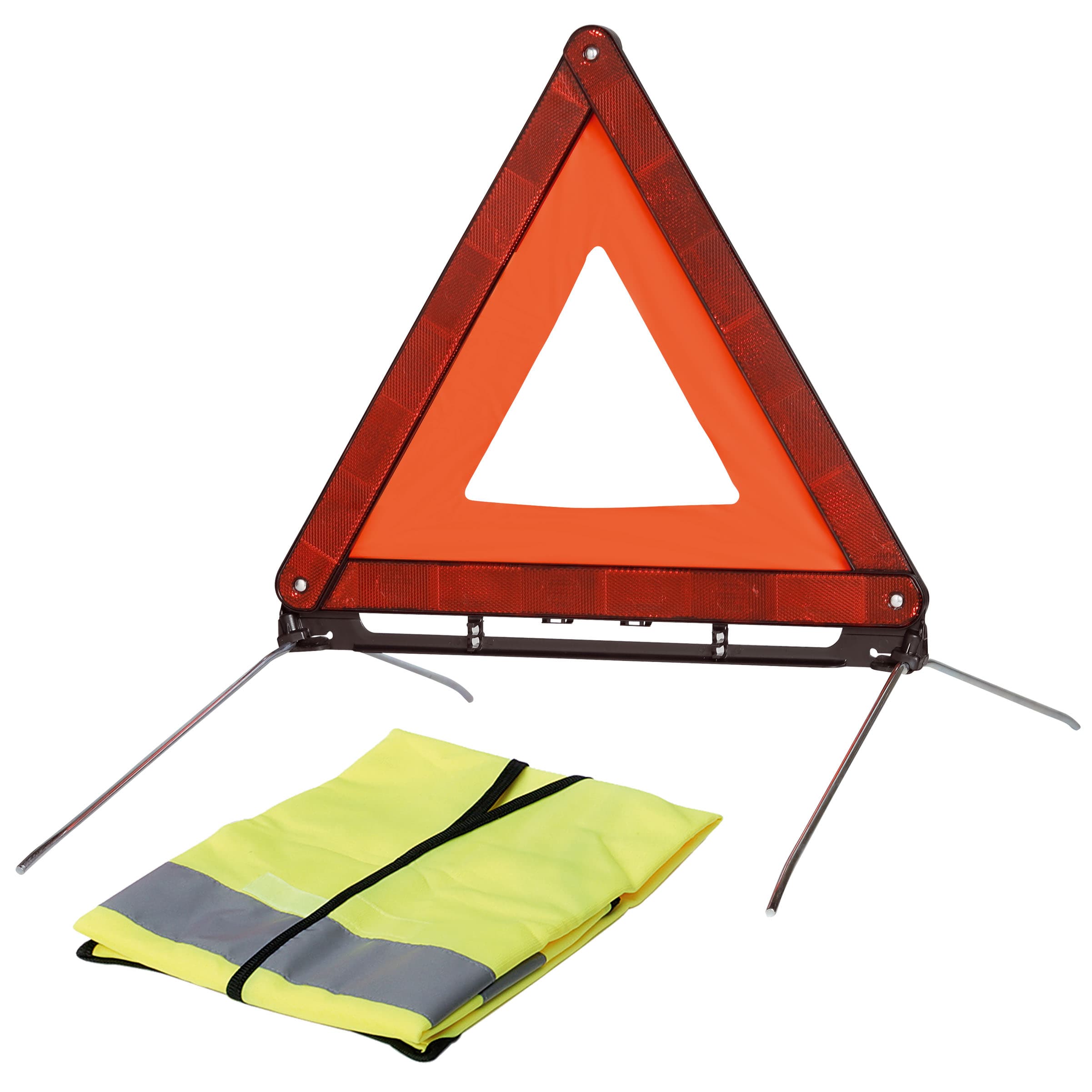 WARNING TRIANGLE (1) + (1) HI-VIS SAFETY