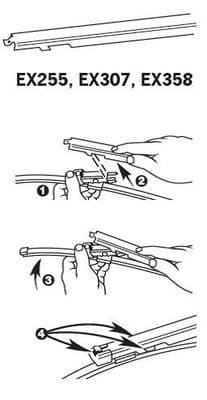 Trico ExactFit viskerblad bak 300MM