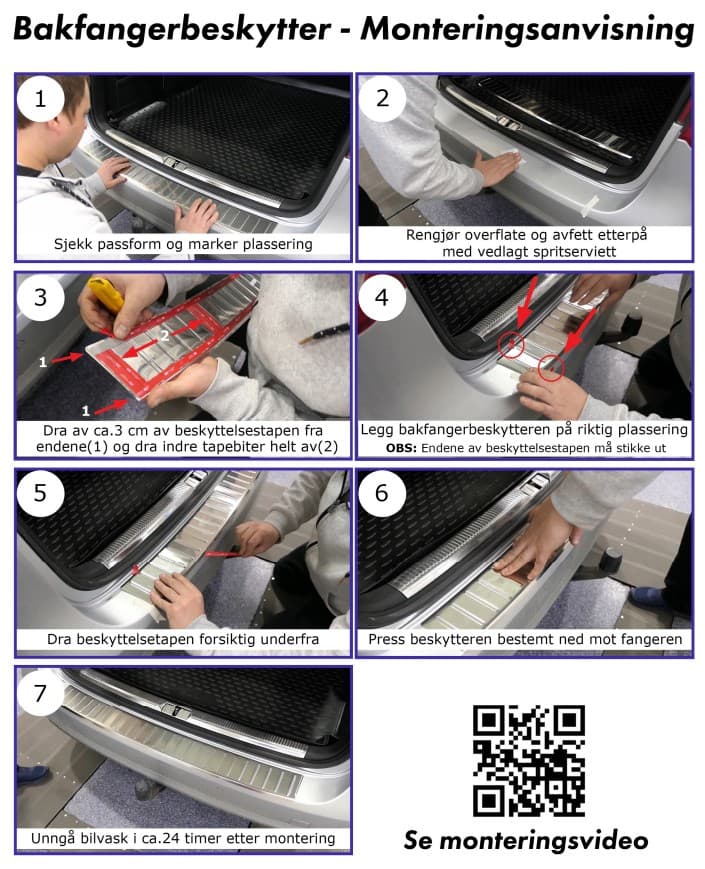 Bakfangerbeskytter. Aluminium