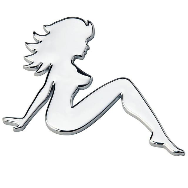 Pin-Up Girl kromemblem